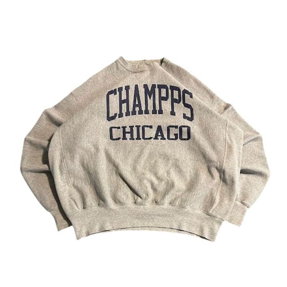 Vintage Champps Chicago Reverse Weave Heavyweight Boxy Style Sweatshirt/Crewneck